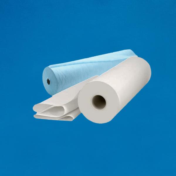 Простыни одноразовые 80 х 200 см SMS в рулоне с перфорацией